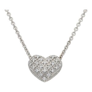 Collier Weißgold 585 Brillanten Herz JL30-05-3789...