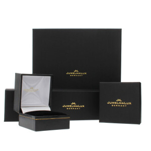 JuwelmaLux Collier 585/000 (14 Karat) Weißgold Herz mit Brillanten JL30-05-3789