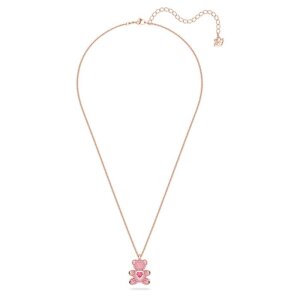 Swarovski Anhänger Teddy 5642976 Rosa, Roségold-Legierungsschicht