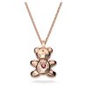 Swarovski Anhänger Teddy 5642976 Rosa, Roségold-Legierungsschicht