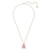 Swarovski Anhänger Teddy 5642976 Rosa, Roségold-Legierungsschicht