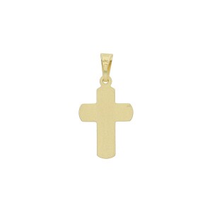 JuwelmaLux Kreuz Anhänger 333/000 (8 Karat) Gold mit synth. Zirkonia JL14-02-0335