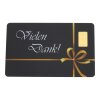Goldbarren Geschenkkarte "Vielen Dank" 1 Gramm Feingold 999,9
