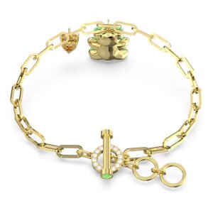 Swarovski Armband 5642977 Teddy, Grün, Goldlegierung