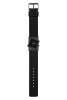 Rolf Cremer Uhr Turn S 507733 Lederband, Edelstahl, schwarz