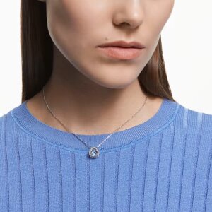 Swarovski Halskette 5640290 Millenia, Blau, Rhodiniert