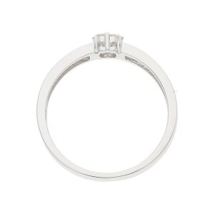 JuwelmaLux Ring 585 Weißgold mit Brillanten...