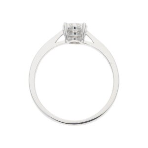 JuwelmaLux Ring 585 Wei&szlig;gold mit Brillanten...