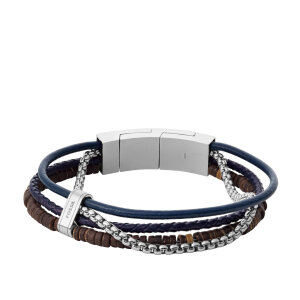 Fossil Herren Armband JF04084040 Vintage Casual...