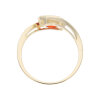 JuwelmaLux Ring 585/000 (14 Karat) Gold mit Feueropal und Brillanten JL10-07-3217