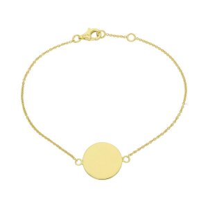 Damen Gravurarmband 925 Silber JL10-03-3205 vergoldet