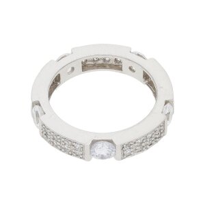 JuwelmaLux Ring 925/000 Silber mit Zirkonia JL30-07-3869