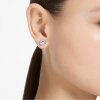 Swarovski Ohrstecker 5636269 Constella Rundschliff, Pavé, Weiß, Rhodiniert