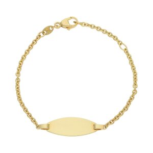 JuwelmaLux ID- Armband 585/000 (14 Karat) Gold JL15-03-0161