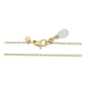 JuwelmaLux Halskette 585/000 (14 Karat) Gold mit Edelsteinen JL34-05-0079