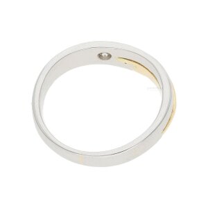 Ring Gold 750 und Platin 950 Brillant Second Hand...