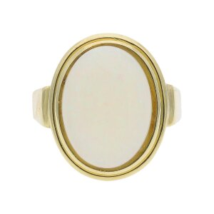 Damenring 585/000 (14 Karat) Gold Opal, getragen 25321580...