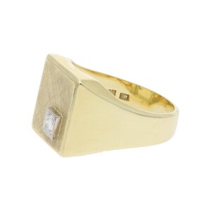 Ring Gold 585 Brillant Second Hand 25321587 getragen