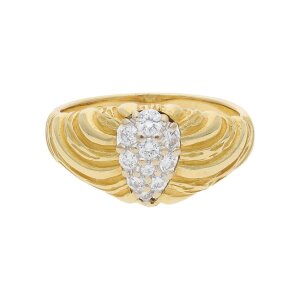 Ring Gold 750 Brillant Second Hand 25321584 getragen