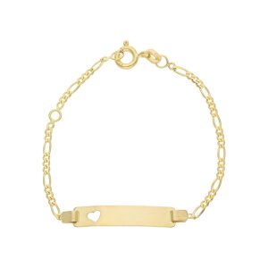 JuwelmaLux Gravur Armband 333 Gold Herz JL48-03-0003 Made...