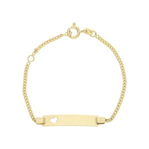 JuwelmaLux Gravur Armband 333 Gold Herz JL48-03-0006 Made...
