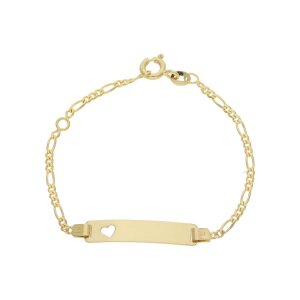 JuwelmaLux ID Armband 585/000 (14 Karat) Gold mit...