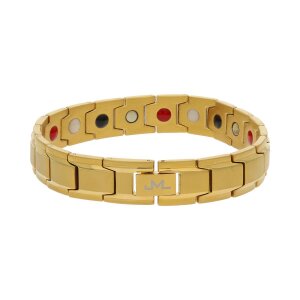 JuwelmaLux Armband Edelstahl vergoldet mit Magnet...