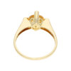 Ring 585/000 (14 Karat) Gold mit Citrin und Brillanten, getragen 25321598