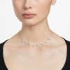 Swarovski Halskette 5643021 Ortyx Halskette Trilliant-Schliff, Weiß, Rhodiniert