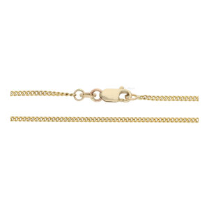 Collierkette Panzer 585/000 (14 Karat) Gold getragen...