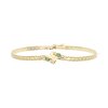 Armband 585/000 (14 Karat) Gold mit Smaragd und Brillant getragen 25321627