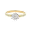JuwelmaLux Ring 333/000 (8 Karat) Gold und Weißgold mit Brillanten JL30-07-4029