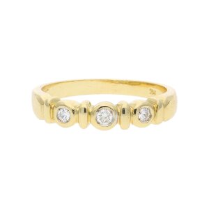 Ring Gold 750 Brillant Second Hand 25321670 getragen