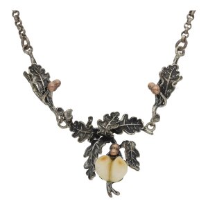 Trachtencollier Rotgold 585 / Silber 835 Grandel Second...