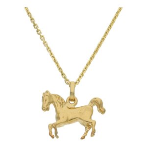 JuwelmaLux Pferde Anhänger 333 Gold JL30-02-4060