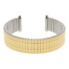 JuwelmaLux Uhrband Zugband Edelstahl PVD gold beschichtet JL28-10-0127