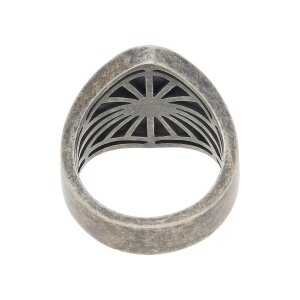 Ring 925/000 Sterling Silber geschwärzt getragen...