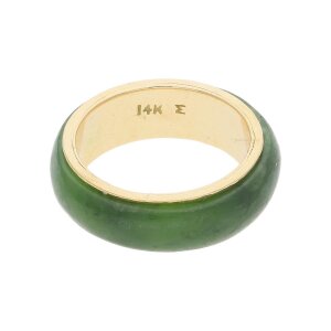 Ring Gold 585 Jade Second Hand 25321779 getragen