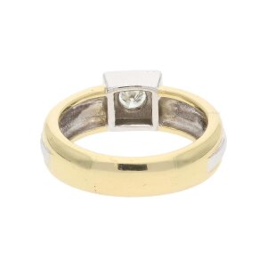 Ring Gold und Weißgold 750 Brillant Second Hand...