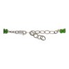 JuwelmaLux Steinkette 925/000 Sterling Silber mit grünem Turmalin JL30-05-4082