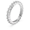 Swarovski Constella Ring 5647662 Set (2), Princess-Schliff, Weiß, Rhodiniert Größe 55