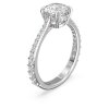 Swarovski Constella Ring 5647662 Set (2), Princess-Schliff, Weiß, Rhodiniert Größe 55