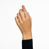 Swarovski Constella Ring 5647662 Set (2), Princess-Schliff, Weiß, Rhodiniert Größe 55