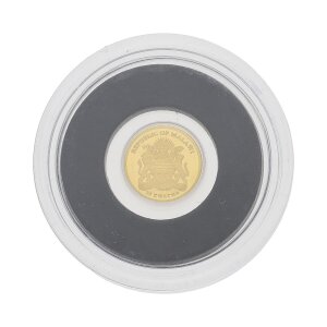 Goldmünze 0,5 gramm Feingold 999,9 Springbock 1961-2011