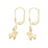 JuwelmaLux Ohrringe für Kinder Schafe 333 Gold JL30-06-4106