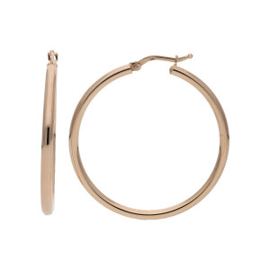 Creolen Rotgold 585 poliert JL34-06-0081 JuwelmaLux