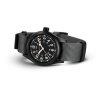 Hamilton Herren Uhr H69409930 Khaki Field Handaufzug, IP schwarz beschichtet