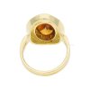 Ring 585/000 (14 Karat) Gold mit Citrin getragen 25321891