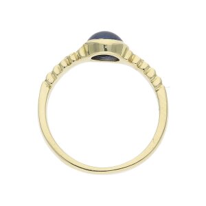 Saphir Ring Gold 585 Billanten Second Hand 25321888 getragen