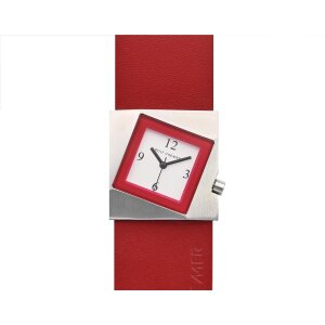 Rolf Cremer Uhr Lillit 507508 Lederband, Edelstahl, rot